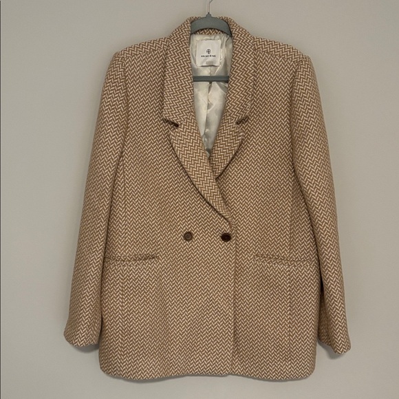 Anine Bing Fishbone Blazer size xl - Picture 2 of 6